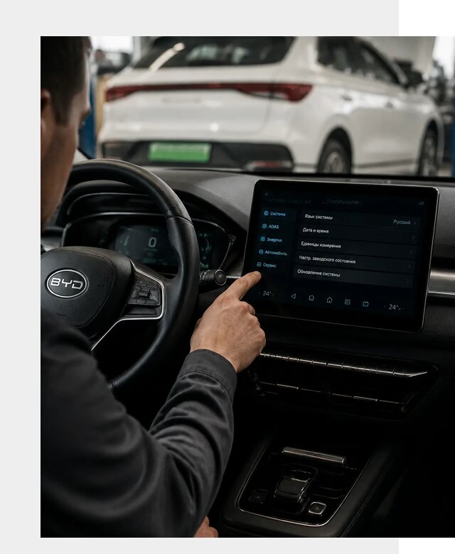 Русификация BYD E2 в Мичуринске от 15427 р. | ФастМобиль-Мчр под ключ